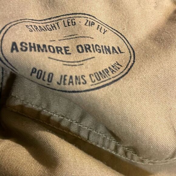 RL Ralph Lauren Straight Leg Zip Fly Ashmore Original Polo Jeans Company 34x32 - Picture 6 of 6